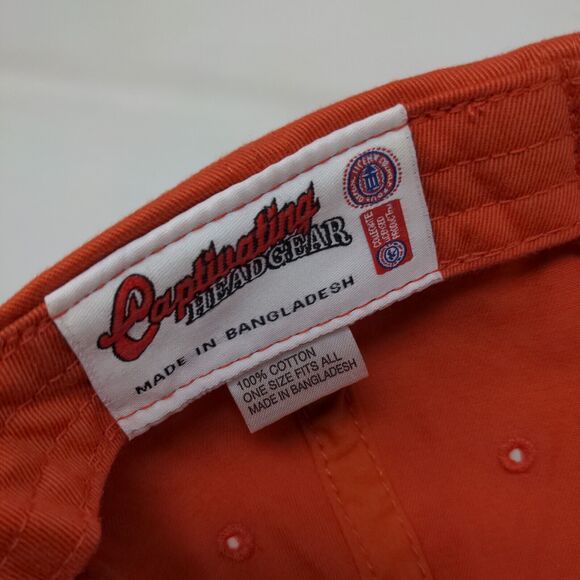 Captivating Headgear Women's Slideback Hat Orange OSFA Florida Gators Rhinestone - Picture 8 of 8